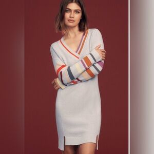 Daily Practice by Anthropologie
Stripe-Sleeve Sweater Dress, Size L - NWOT